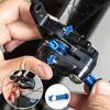 2in1 Bicycle Brake Pad Spreader Tool Durable Steel Rotatable Bike Oil Disc Piston Reset Hydraulic Brake Caliper Piston Extension