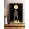 Simple Skull Posters Vintage Kraft Paper Prints Nostalgia Wall Sticker Home ation Bedroom Painting Fashion Bedroom Paint