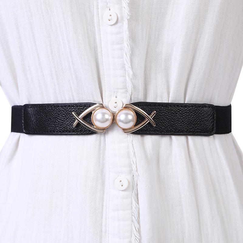 Elastisk damesweaterbelte 2024: Tynn, Hektekant, High-End Dekorativ Midjeinnstrammer