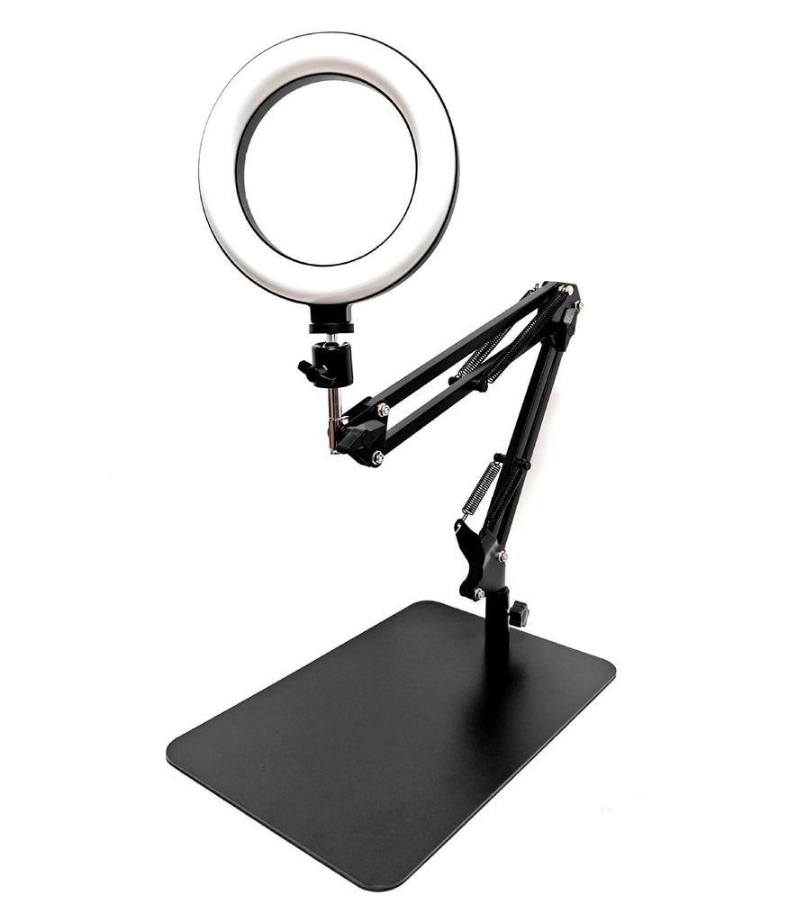 Adjustable Metal Boom Arm Stand for Phones & Tablets