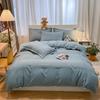 Super Soft Washed Cotton Bed Four Piece Set Four Season Fresh Down Duvet Cover Three Piece Set Is a Great Seasonal Gift
