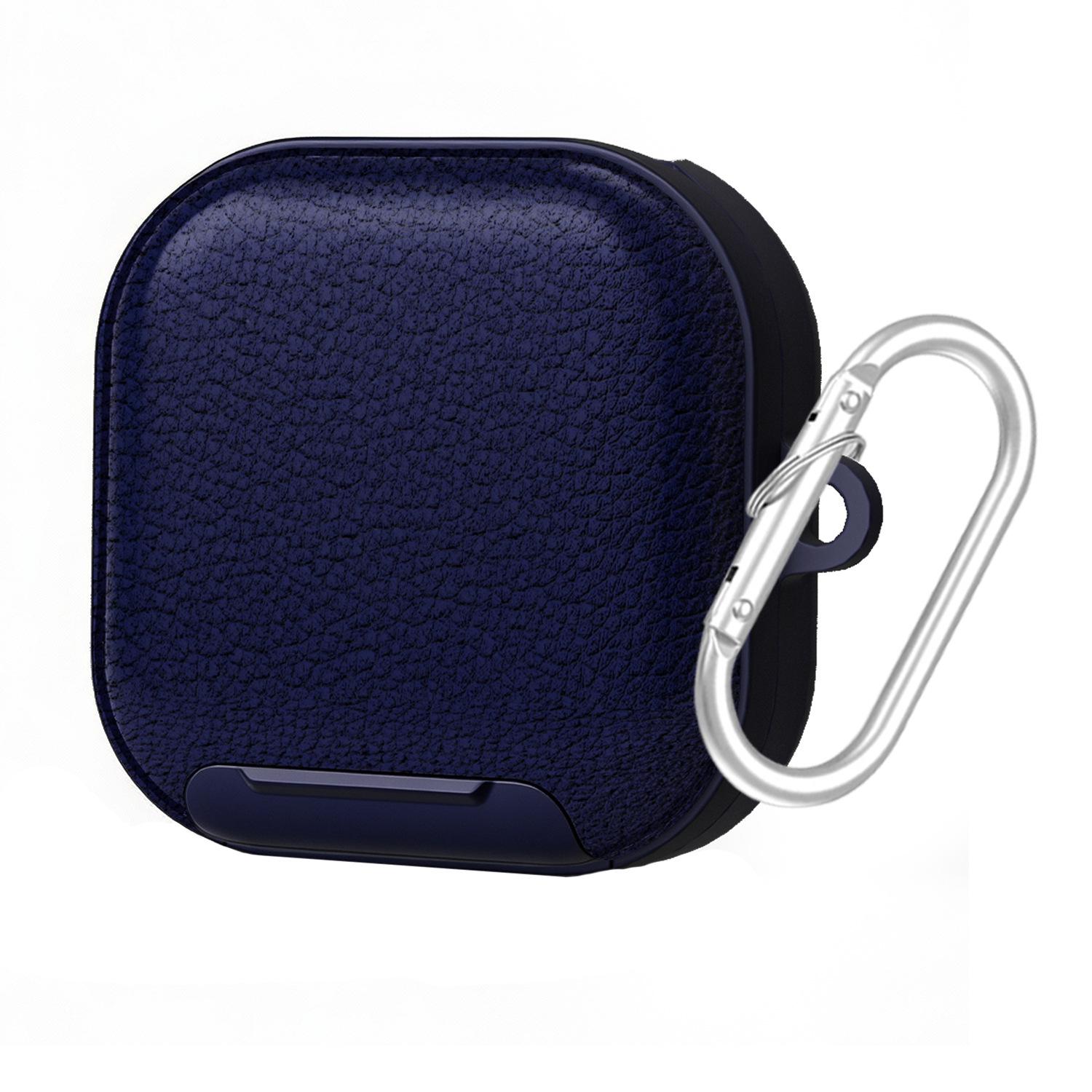 

Samsung Buds 4 Leather Texture Protective Earphone Case with Bracket Samsung Buds 4/4 Pro