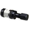 KYO-EI (Kyoei Sangyo) Wheel Inside Valve, Lightweight Aluminum Alloy [Flange Diameter 14mm, Overall Length 39mm] Black [Quantity: 1P] [Part Number]