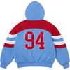 Supreme Filled Zip Up Hooded Sweatshirt Light Blue