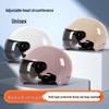 Certified Unisex Electric Vehicle Helmet, All-Season Battery Motorcycle Cap, Summer Half Helmet