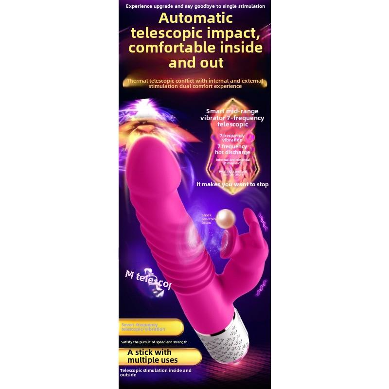 Automatic Sucking Retractable Vibrator Female Masturbator Erotic Sex Products
