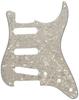 Fender Pickguard WHITE MOTO 11-HULL MODERNE STIL STRATOCASTER® S/S/S PICKGUARD,