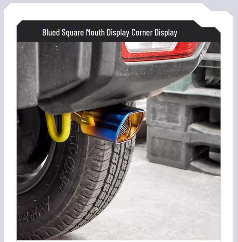 Stainless Steel Exhaust Tailpipe for Suzuki Jimny - Special Car Decoration & Modification Accessory