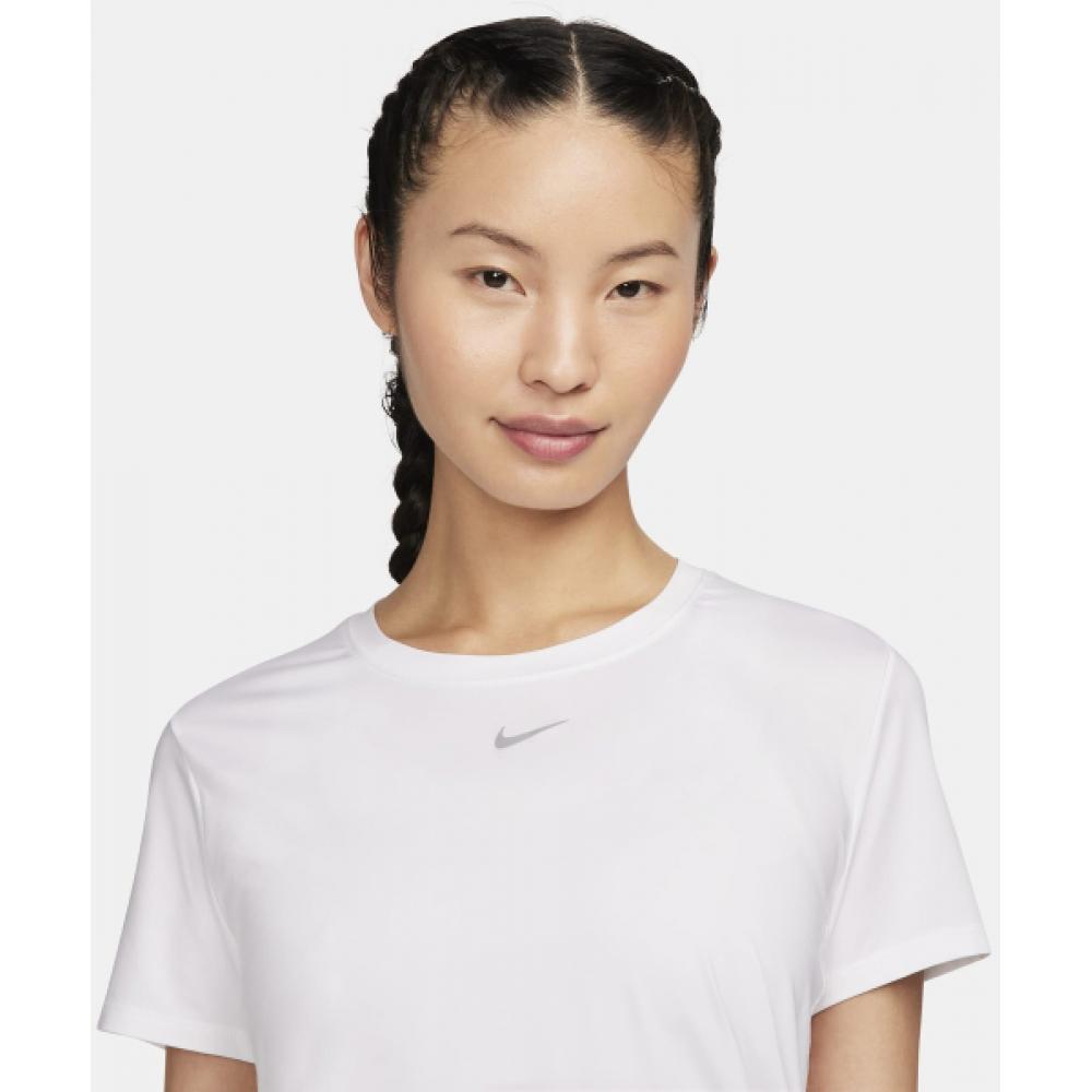 Nike One Classic Dry Fit Short Sleeve Top W   White  Black  Fn2799 100