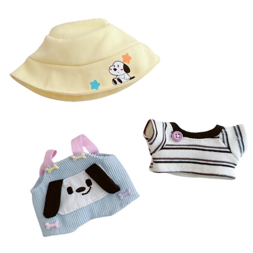 

1 комплект Набор Маленькая Собачка Лабубу Плюшевая Кукла Наряд Мини Хлопковая Одежда для Куклы Хлопковые Аксессуары для Куклы Style A