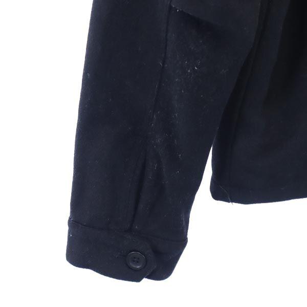 LFYT Back Logo Embroidery Wool Jacket L Black Men's Used