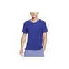T Shirts Men's Blue Crew Neck Moderate Straight Fit BV4035-455