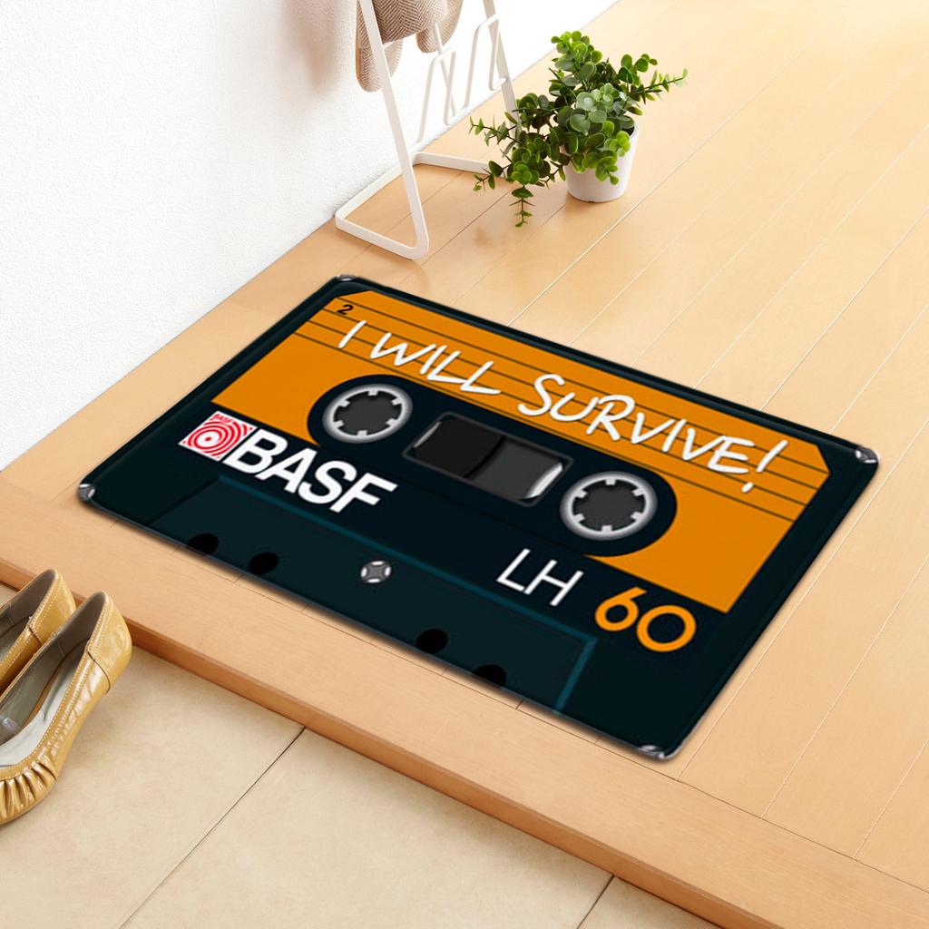 Creative Home Door Mat Water Absorbent Non-Slip Mat Living Room Kitchen Floor Mat Bedroom Carpet