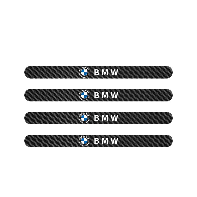 Carbon fiber Car Door threshold Sticker Door Handle Bowl Scratch Protective Sticker For BMW M E46 E90 E60 F30 F10 E39 E36 E87 SZ5J