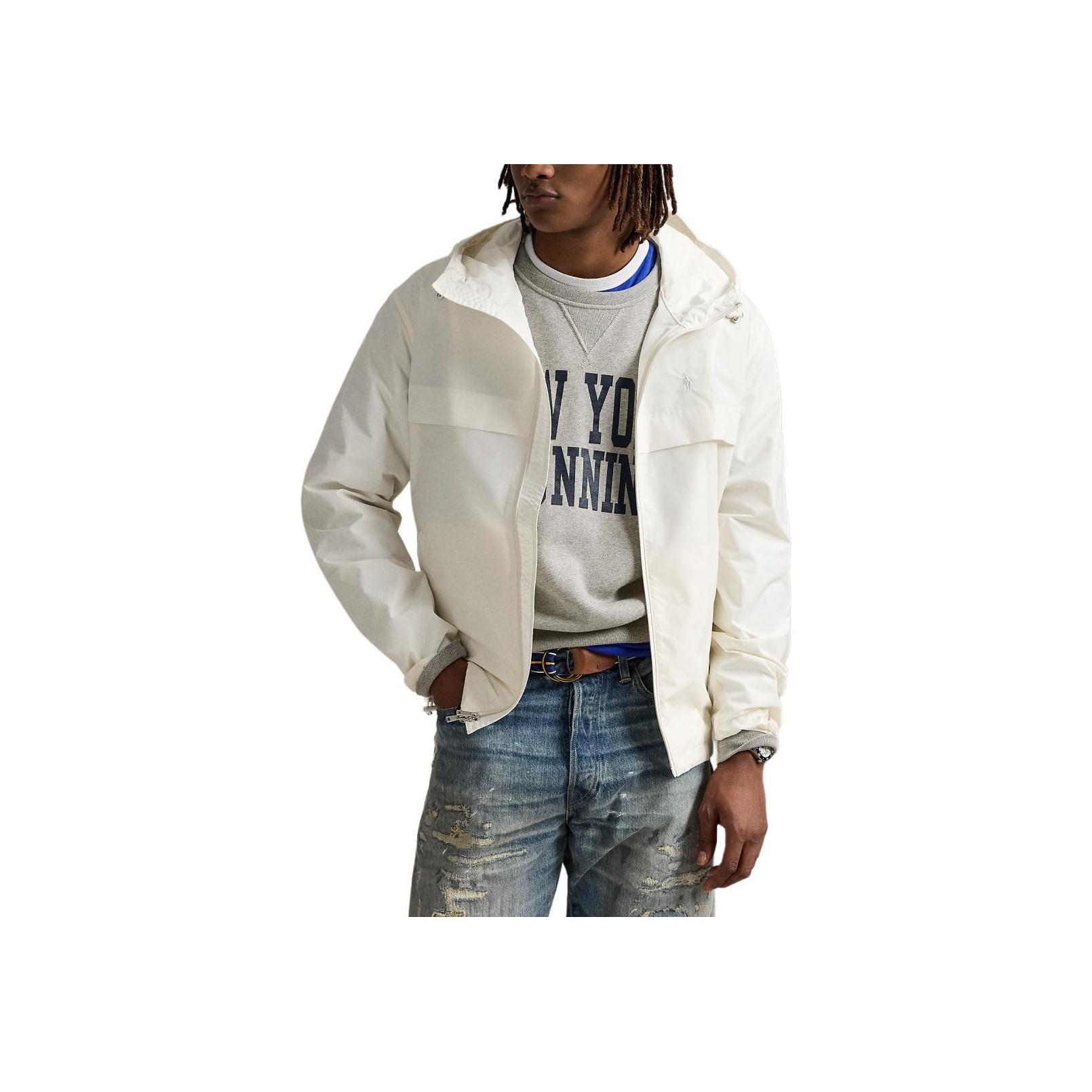 

Чоловіча куртка Polo Ralph Lauren з вишивкою логотипу, на блискавці з капюшоном, біла, MNPOOTW16021608-100 S