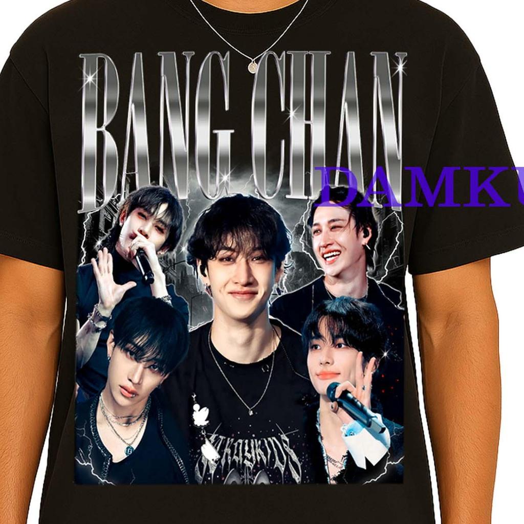 Bang Chan Shirt, Bang Chan Vintage TShirt, Bang Chan Retro Fan Tees, Bang Chan Bootleg Tee, Bang Chan T-shirt, Stray Kids Bang Chan Merch