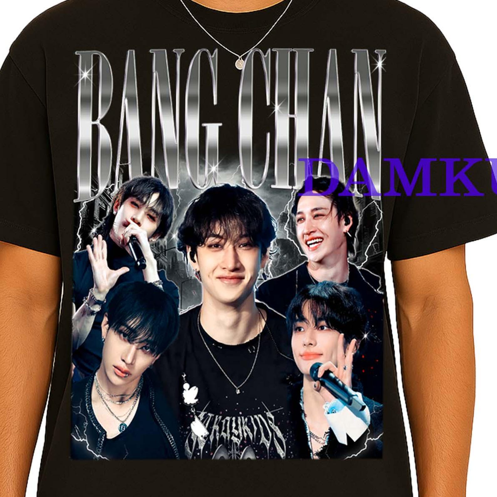 Bang Chan Shirt, Bang Chan Vintage TShirt, Bang Chan Retro Fan Tees, Bang Chan Bootleg Tee, Bang Chan T-shirt, Stray Kids Bang Chan Merch M