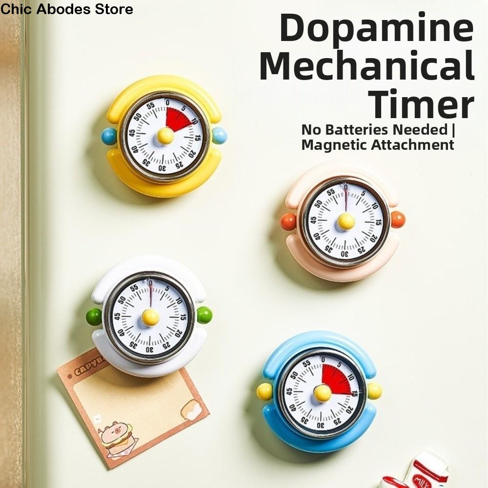 60-Minute Visual Timer Timer Reminder Battery Free Countdown Alarm Clock Visual Display Mechanical Operation