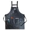 Durable Waterproof PU Leather Strap Apron for Restaurant, BBQ, Baking, Bar, and Work