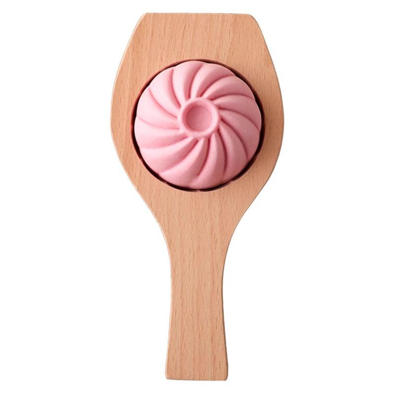 3D Drewniana Forma do Gotowania na Parze Chleba Pogrubiona Rzeźbiona Kreatywna Forma do Ciasta na Parze z Nadzieniem do Rodzinnego DIY Ręcznie Robiona Maszynka do Baozi