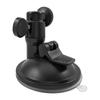 Universal Car Suction Cup Mount with 1/4 Inch Screw Upgrades for Action Cameras secure fitting on Windshield & window 