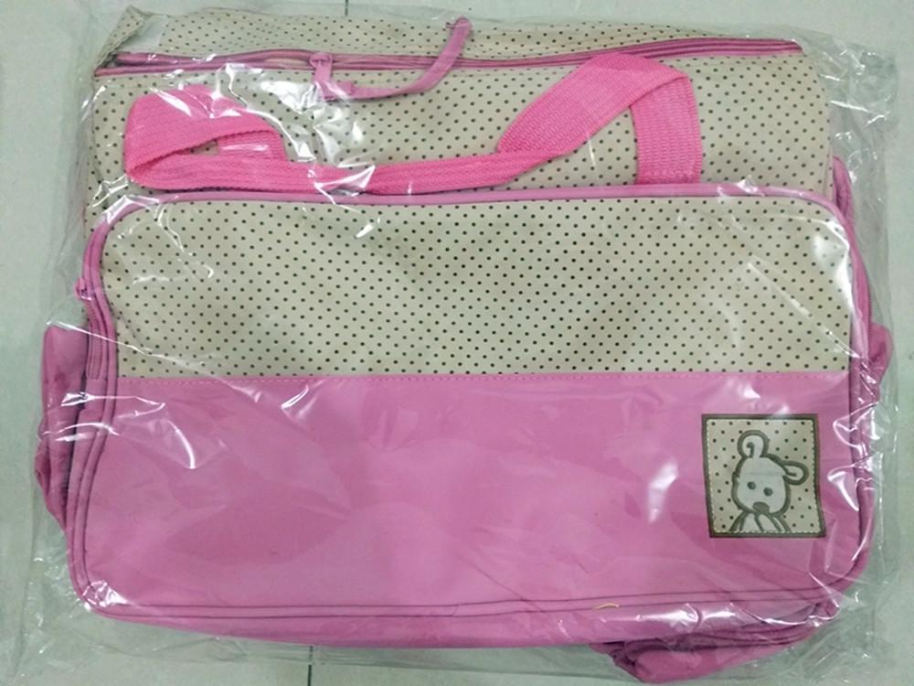 Waterproof Fashion Mommy Bag Set: Multifunctional Crossbody, Large Capacity, Single Shoulder, Handheld, 5 Pieces