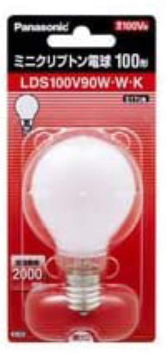 

Panasonic Mini Krypton Light Bulb 100V 100W E17 Base 45mm Diameter Clear LDS100V90WCK