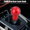 Universal Car Shift Knob, Aluminum Manual Gear Stick, Weighted Round Ball with 3 Adapters for Truck SUV