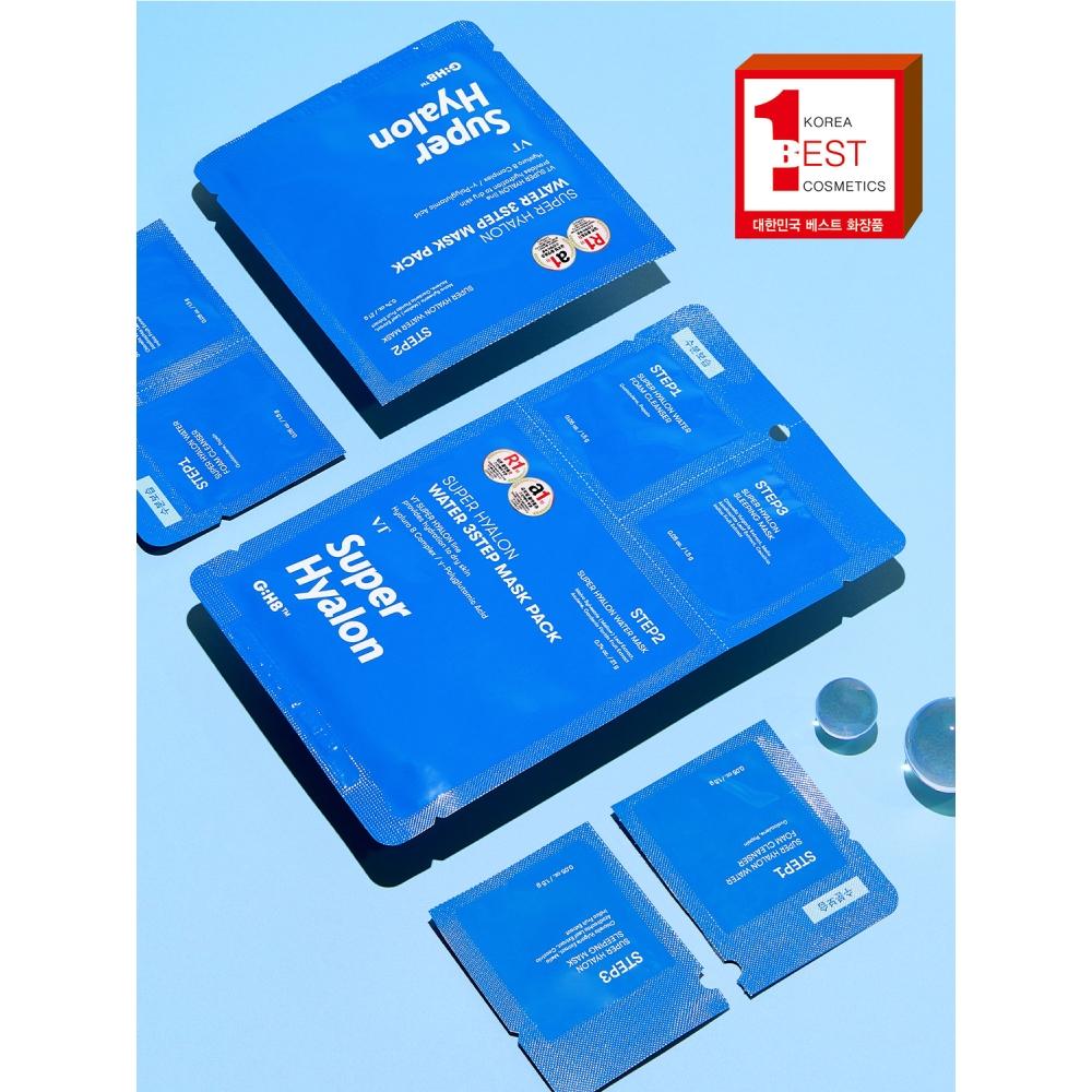 

Vt Super Hyalon Water 3 Step Mask Pack