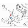Abschlepphakenabdeckung für Mercedes-Benz ML350/ML300 W164 Stoßfänger vorne