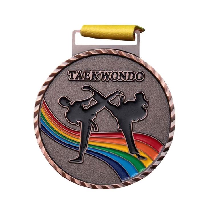 

Металлические медали для награждения Любительские спортивные медали Медали победителя с лентой для детей Подростковое мероприятие, Класс, Школьный спорт