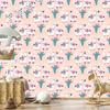Wallpaper Cheerful Llamas, Cacti and Flowers for Living Room and Bedroom 50x1000