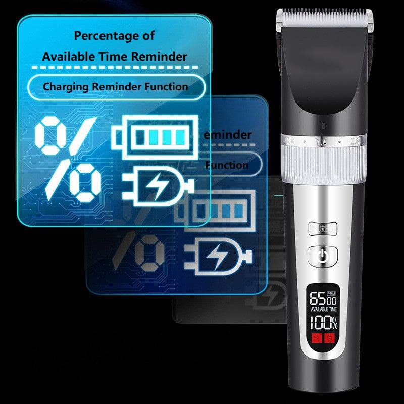 USB Charging Cat & Dog Hair Clipper Low Noise Pet Grooming Products Safe & Automatic Pet Trimmers Cordless Clippers
