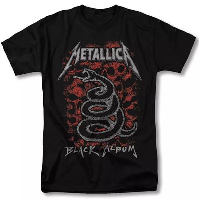 Metallica Inspired Tee – “The Black Album” Vintage Rock Shirt S–4XL:313 Unisex T-Shirt