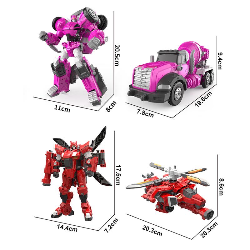 New Mini Force Transformation Tank Robot Toys Action Figures MiniForce X Simulation Fighter Airplane Deformation Mini Agent Toy