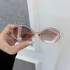 Designer Brand Oval Sunglasses for Women Men Colorful Small Frame Sun Glasses Mirror Lens Cool Fashion Accessories