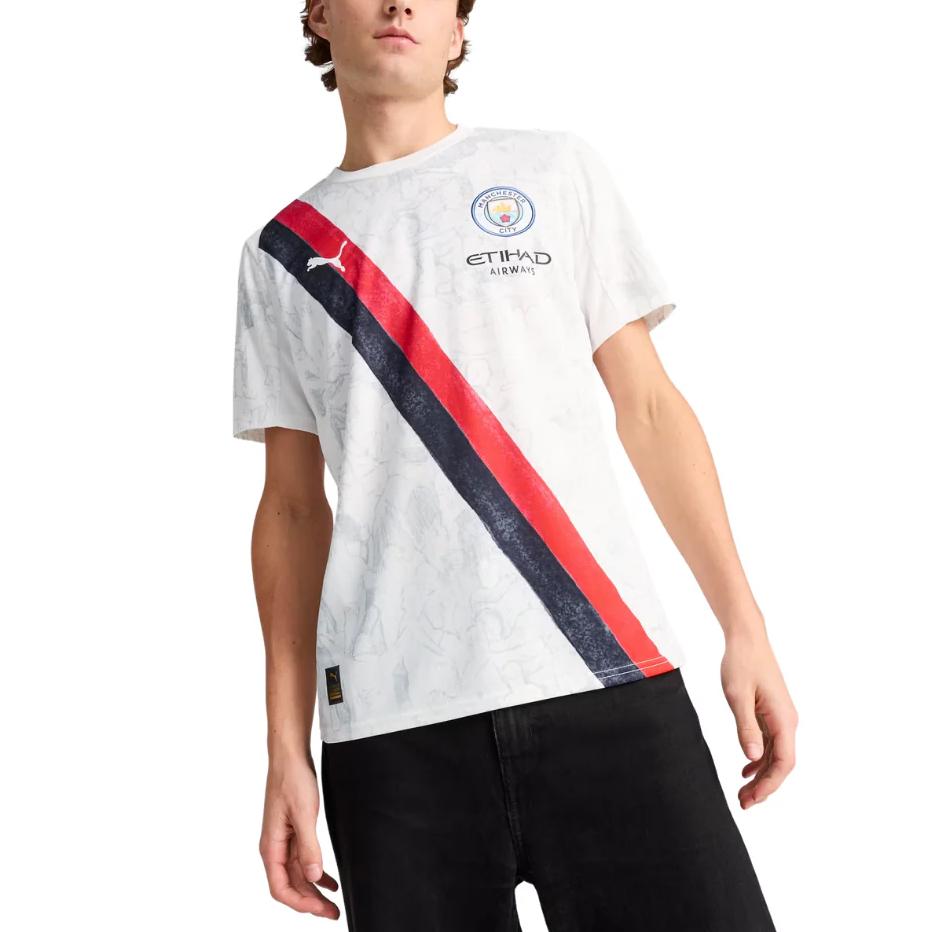Puma X KidSuper MCFC Jersey Replica (Man City) Puma White/Puma Black Unisex Tops 781068-07