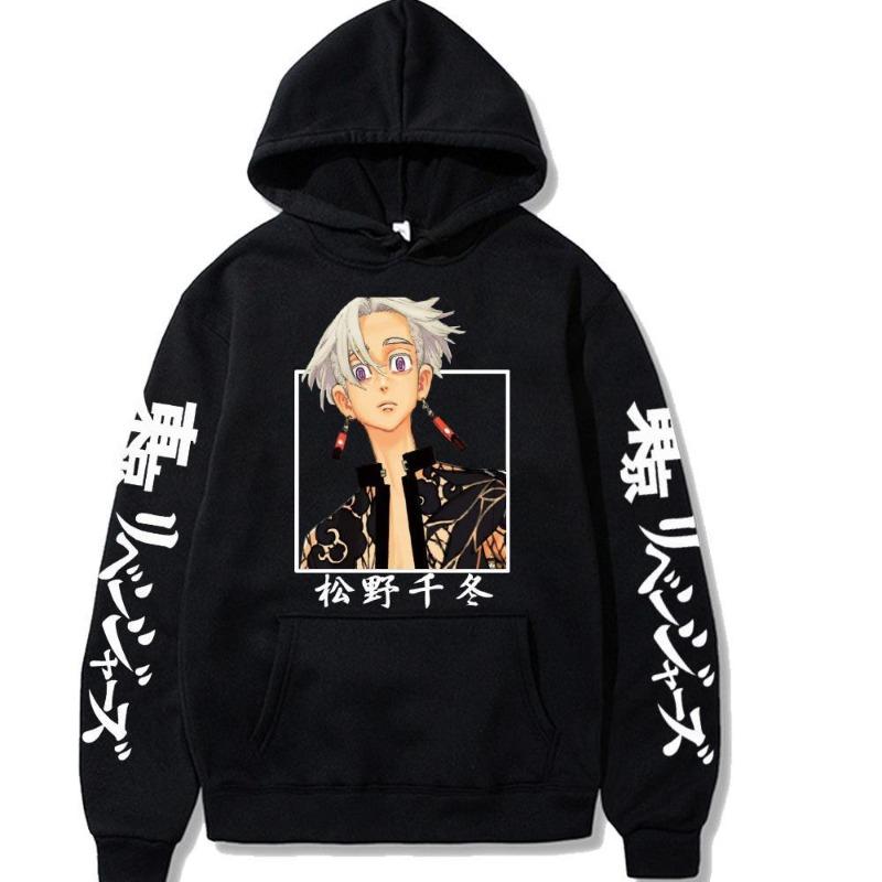 TokyoRevengers Izanagi Kurokawa Hoodies Men Fashion Long Sleeve Sweatshirts Women Streetwear Pullovers Sudaderas