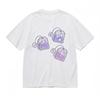 Women's Classic T-Shirt Tea Bags With White Bugs Ghosts Skeleton Design Tee