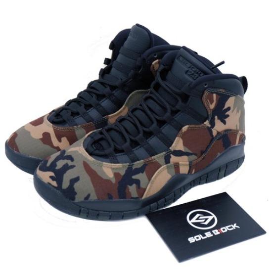 

Air Jordan 10 Retro Woodland Camo 310805-201 EU 42 оливковый