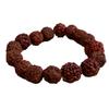 @ Indian Traditional Lord Shiva Dark Brown Rudraksha Bracelet For Men Women UKR828_60%OFF