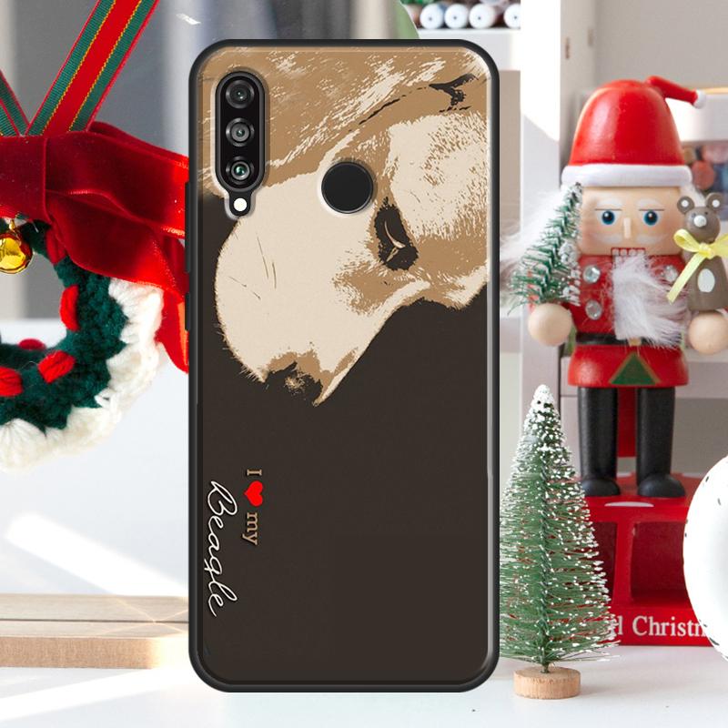 I Love My Beagle Dogs For Huawei Nova 9 10 SE 11 Pro Y60 Y70 Y90 Y61 Y91 Y72 Y73 12i 11i 8i P20 P30 P40 Lite Case