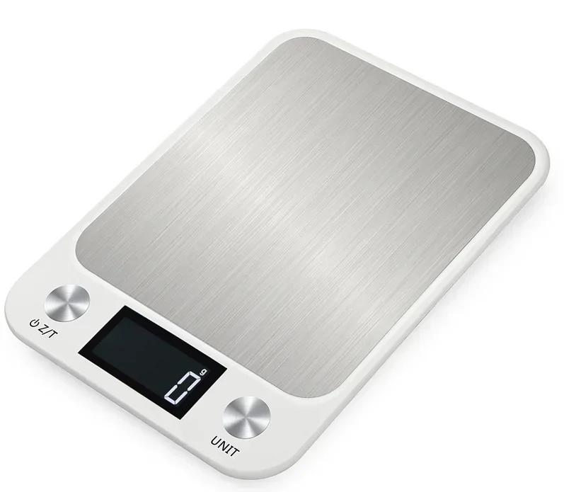 

Kitchen Scale 15kg/1g Stainless Steel Food Coffee Kitchen Waterproof Scale Digital Food Baking Milk Vegetable Weight Scales 5Kg белый