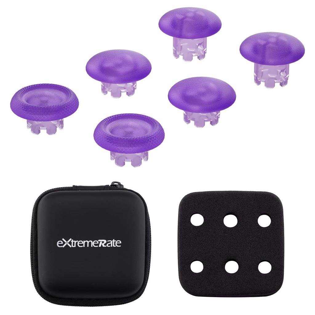 EXtremeRate Náhradní palec pro ovladač PS5 Edge Náhradní kryt joysticku analogové páčky pro tělo ovladače PS5 Edge a základna palce ne