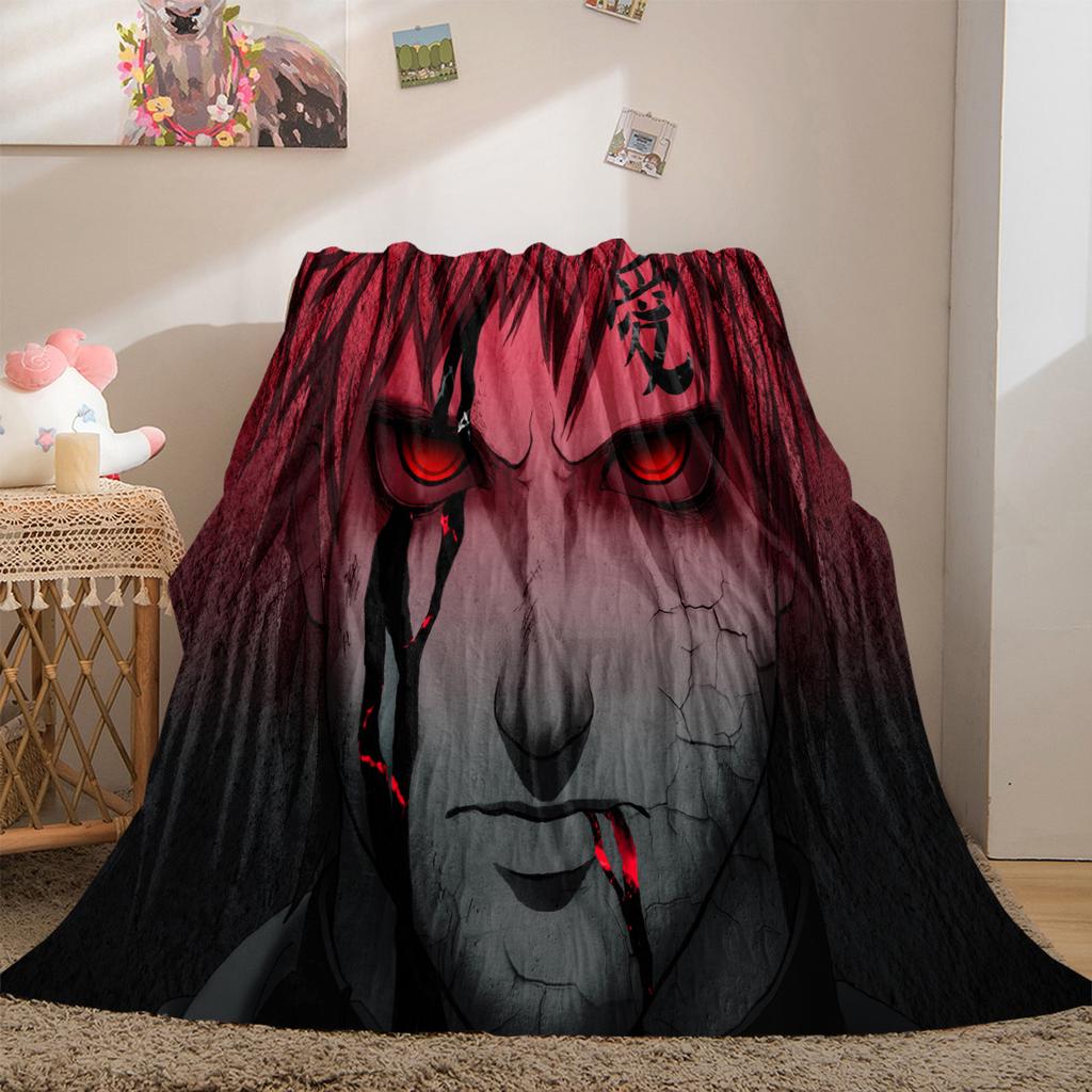 Japanese anime cartoon NARUTO famous Uzumaki Naruto blanket soft home furnishing nap decoration four seasons warm Sherpa blanket B6