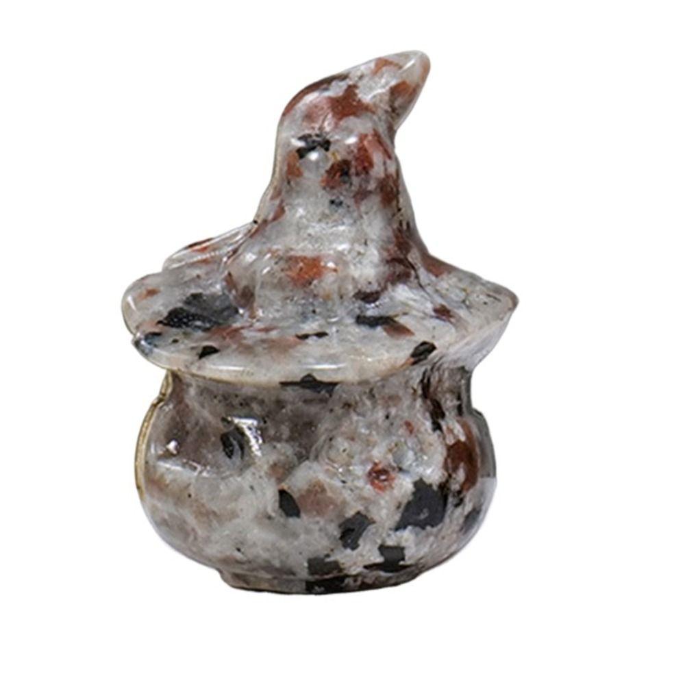 

Фигурка тыквы из хрусталя ручной работы, креативные украшения на Хэллоуин, жуткий декор Style 1