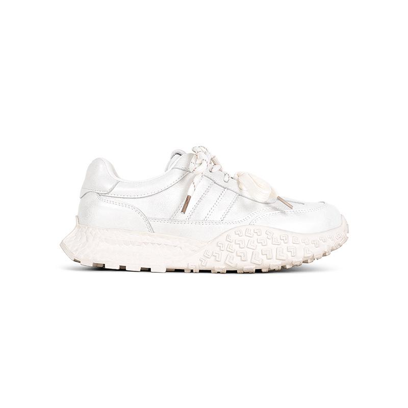[Soft Sheepskin] Thick-soled Heightening German Training Shoes Women's 2025 Spring New Casual Versatile Forrest Gump Shoes Sports Shoes
