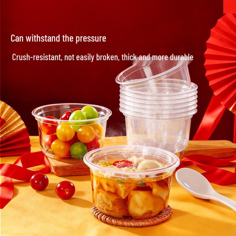 Disposable Microwaveable Round Bowls