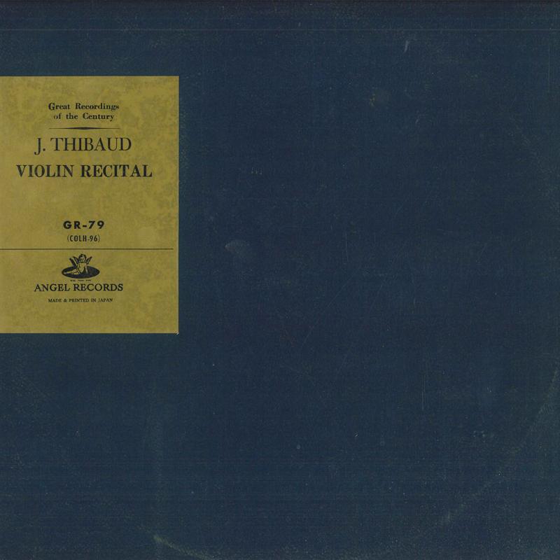 

LP Record - Violin Recital GR79PROMO ANGEL Japan Classical Used