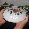 Japanese Warehouse Stylish Tableware Kutani Ware Bowl Red Peony Pottery Luxury Japanese Tableware Moribachi Bowl Made In Japan